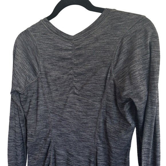 Lululemon 5 Mile Long Sleeve, Heathered Black, Size 6/8 - Picture 8 of 10
